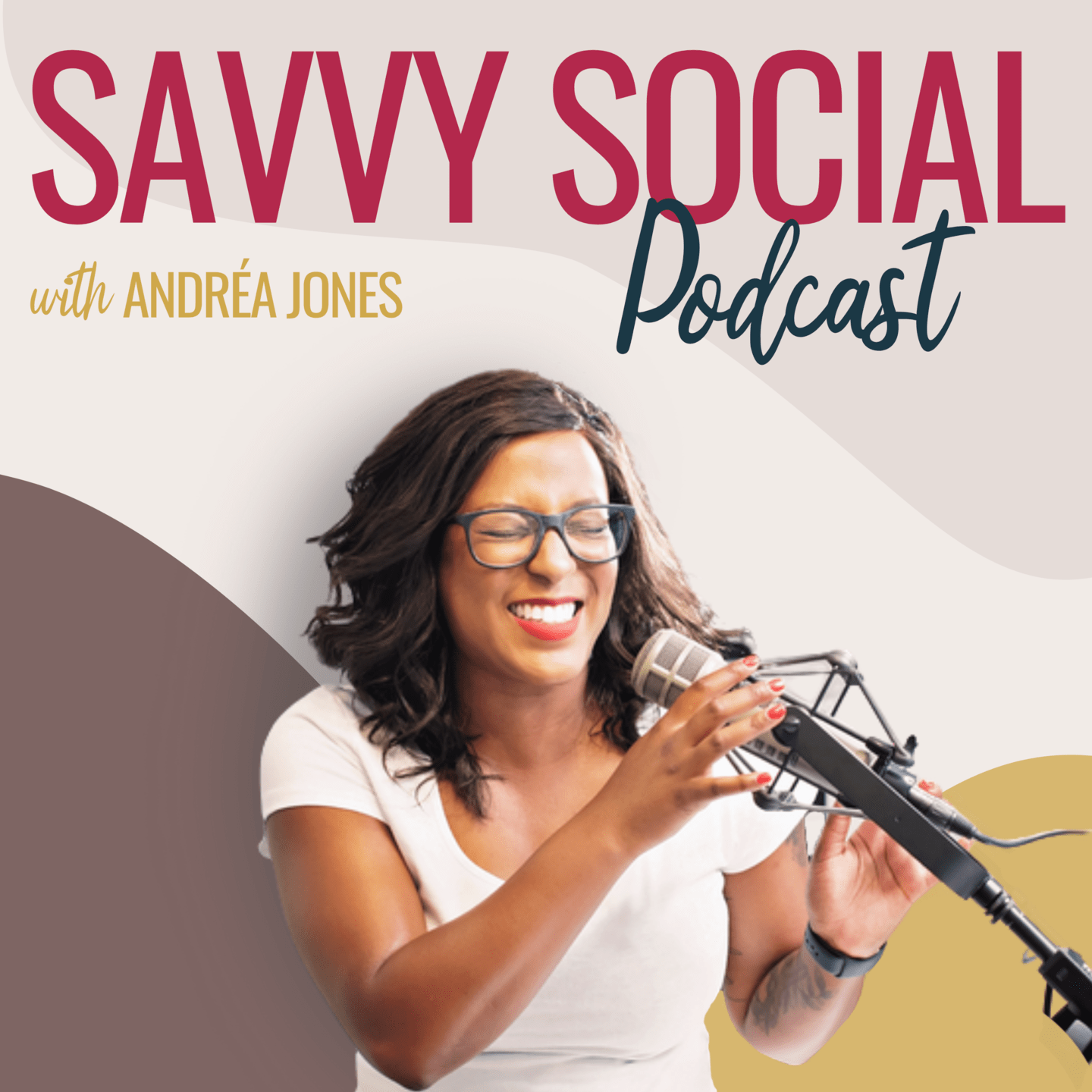 Savvy Social podcast cover image